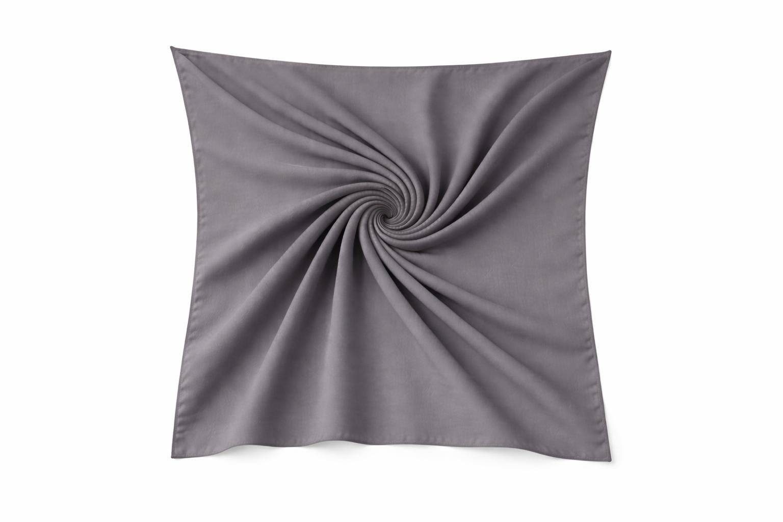 SITRA Füme Medine İpeği Eşarp 110×110 cm – Tok ve Kolay Şekil Alan Kare Eşarp