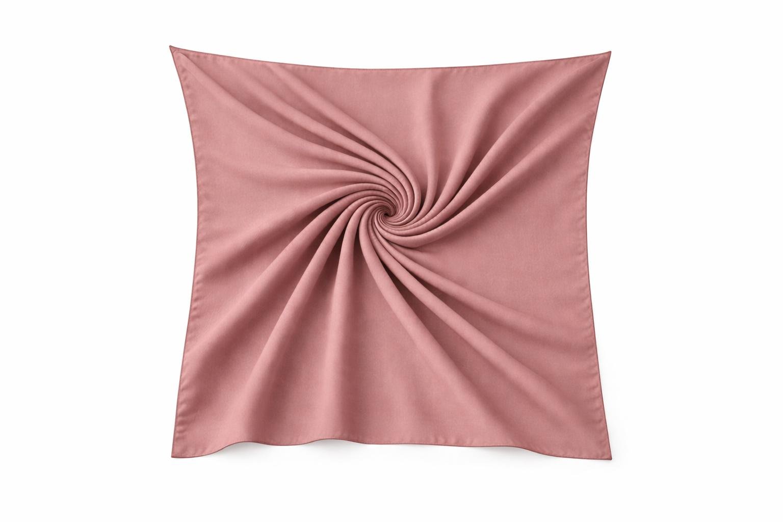 SITRA Gül Kurusu Medine İpeği Eşarp 110×110 cm – Tok ve Kolay Şekil Alan Kare Eşarp