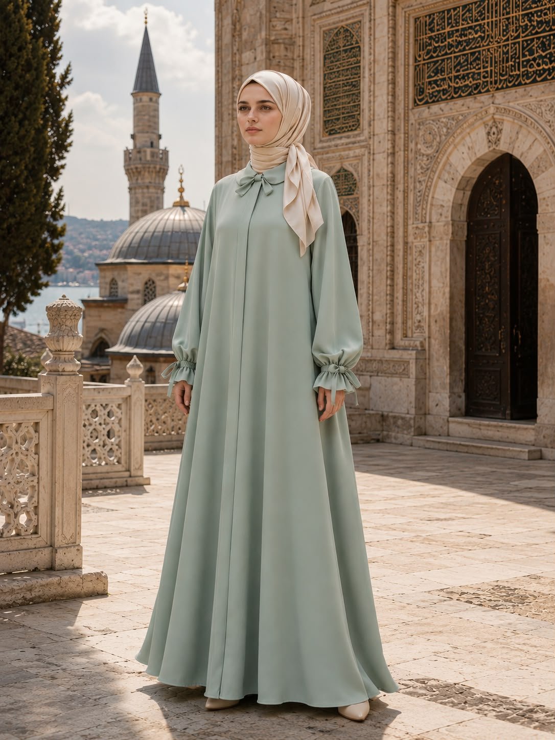 NEVBAHAR ABAYA ELBİSE